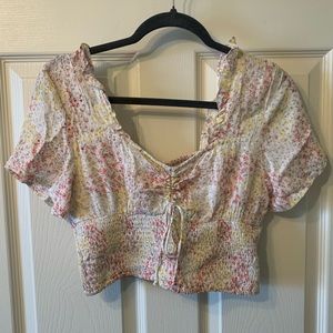 Floral Crop Top